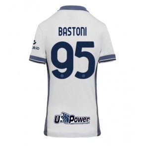 Billiga Inter Milan Alessandro Bastoni #95 Bortatröja Dam 2024-25 Kortärmad